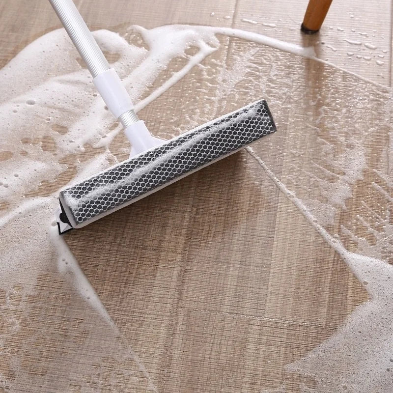 Window Cleaning Brush Bathroom Mirror Glass Wiper Car Cleaning Tool Sliding Door Shower Glass Door Clean Adjustable Long Handle