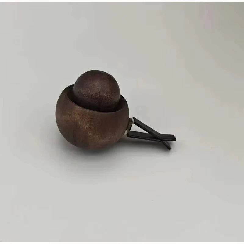 Car Wooden Essential Oil Diffusers-Spherical Design Bedroom Decor Diffuser Car Home Room Fragrance Natural Fragrance Dispersion