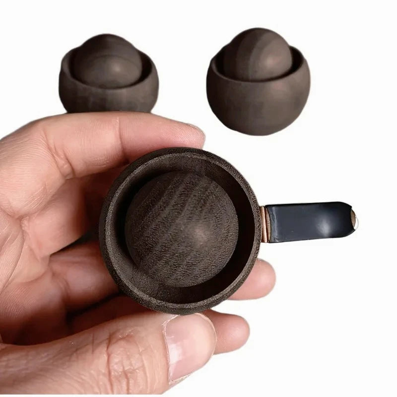 Car Wooden Essential Oil Diffusers-Spherical Design Bedroom Decor Diffuser Car Home Room Fragrance Natural Fragrance Dispersion